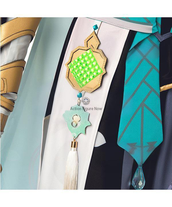 Genshin Impact Baizhu Halloween Costume Outfit Customize for Adult Men