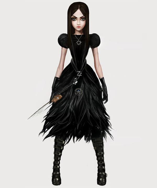 alice madness returns black dress Alice: Madness Returns Alice Liddell Steamdress Cosplay Costume