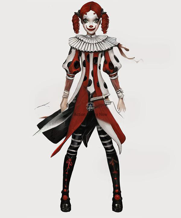 Alice in Wonderland: Asylum Alice Circus Cosplay Costume