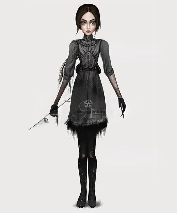 Alice: Asylum Alice Depression Themed Cosplay Costume