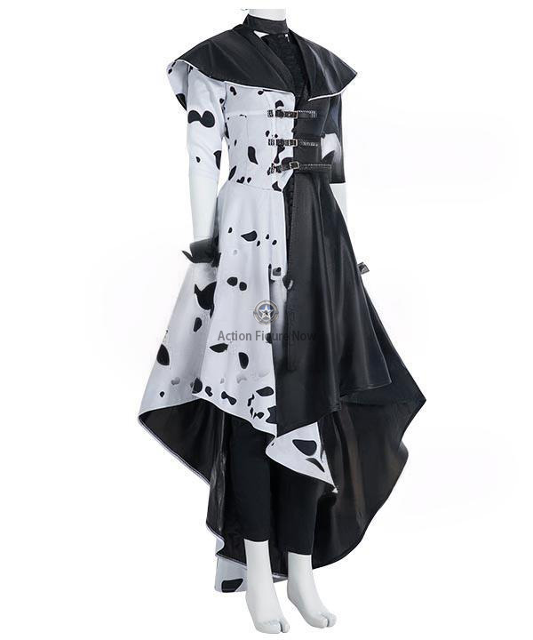 Cruella de Vil Coat - Disney Movie Halloween Cosplay Costume