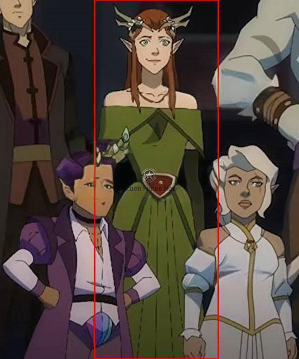 The Legend of Vox Machina: Keyleth of the Air Ashari Evening Gown Cosplay Costume