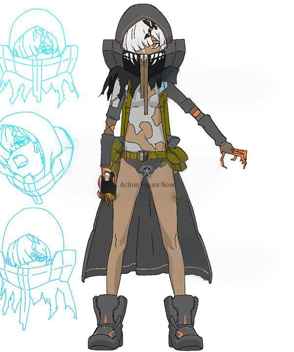 Black Rock Shooter Dawn Fall Strength Cosplay Costume