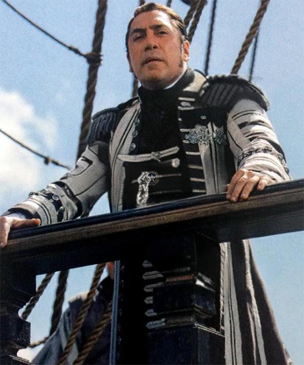 Pirates of the Caribbean: Armando Salazar Costume - Dead Men Tell No Tales Cosplay Outfit