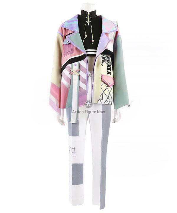 Eden Hiyori Tomoe City Rider Cosplay Costume from Ensemble Stars