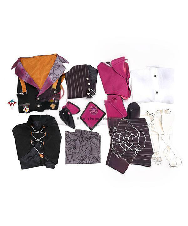 Ensemble Stars!! Crazy:B Desire for Mischief Spider Halloween Rinne Amagi Cosplay Outfit