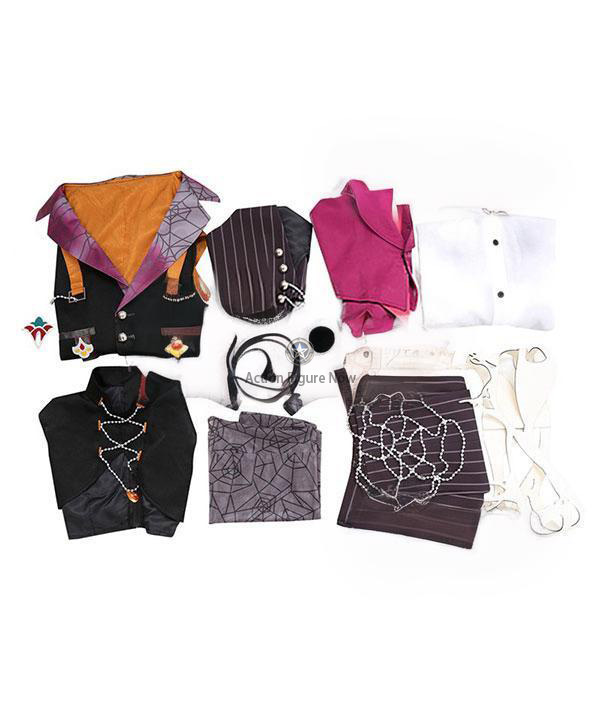 Crazy:B Niki Shiina Desire for Mischief Spider Halloween Cosplay Costume from Ensemble Stars!!
