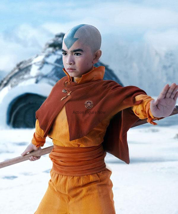 Avatar Aang Cosplay Costume from Netflix's Avatar: The Last Airbender