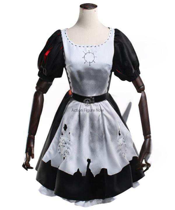 Alice: Madness Returns Alice Ash Dress Cosplay Costume