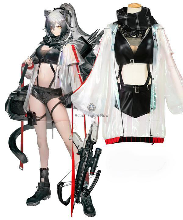 Arknights: Schwarz Elite Operator Cosplay Costume ECM1876