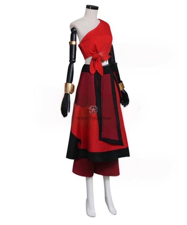 Katara Red Cosplay Costume from Avatar: The Last Airbender