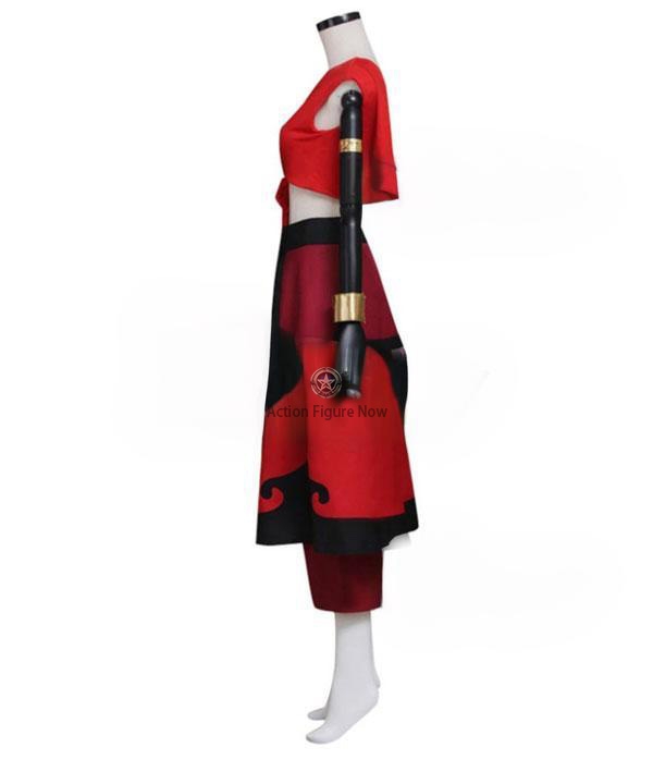 Katara Red Cosplay Costume from Avatar: The Last Airbender
