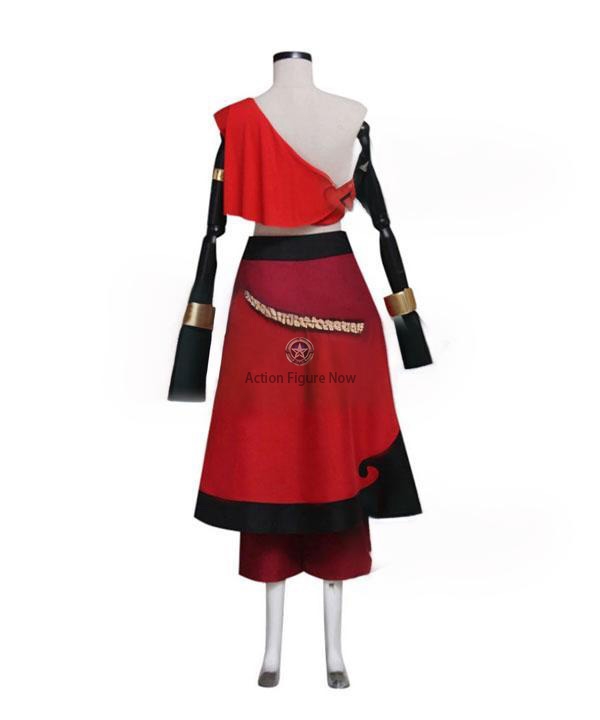 Katara Red Cosplay Costume from Avatar: The Last Airbender
