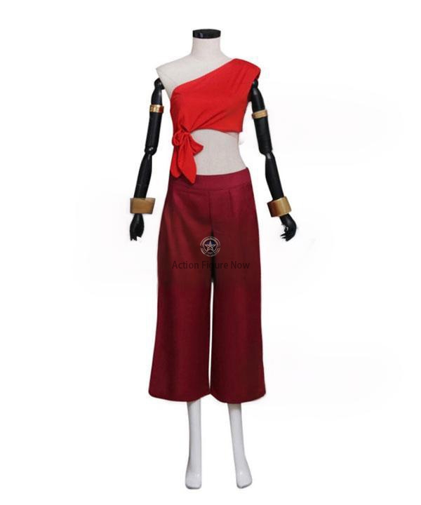 Katara Red Cosplay Costume from Avatar: The Last Airbender