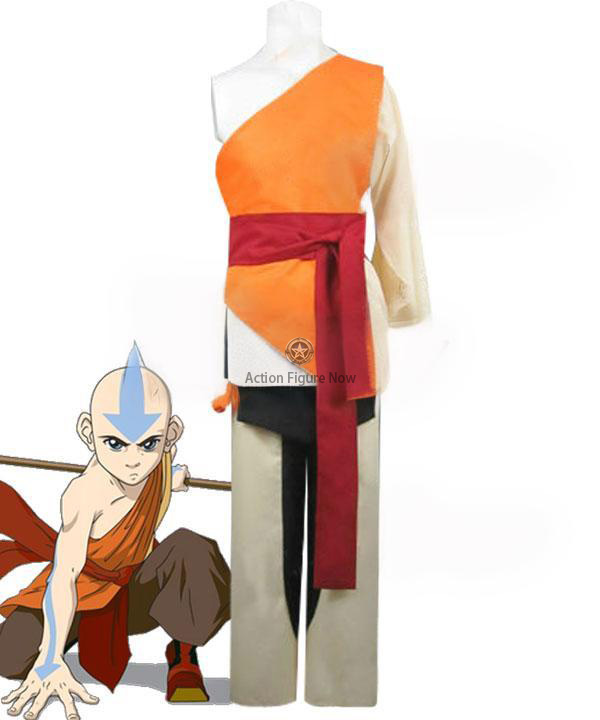 Avatar: The Last Airbender - Aang Cosplay Costume (New Edition)