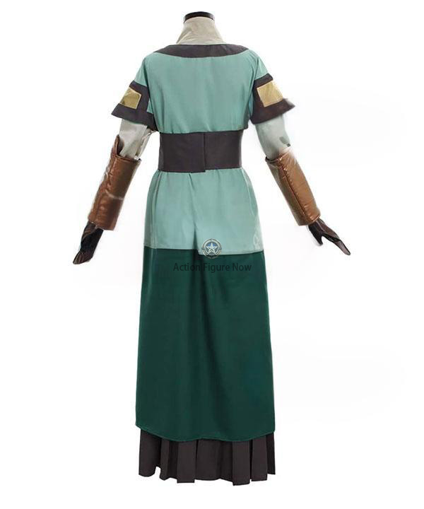 Avatar: The Last Airbender Kyoshi Female Cosplay Costume (Avatar: 降世神通 奇葩服装)