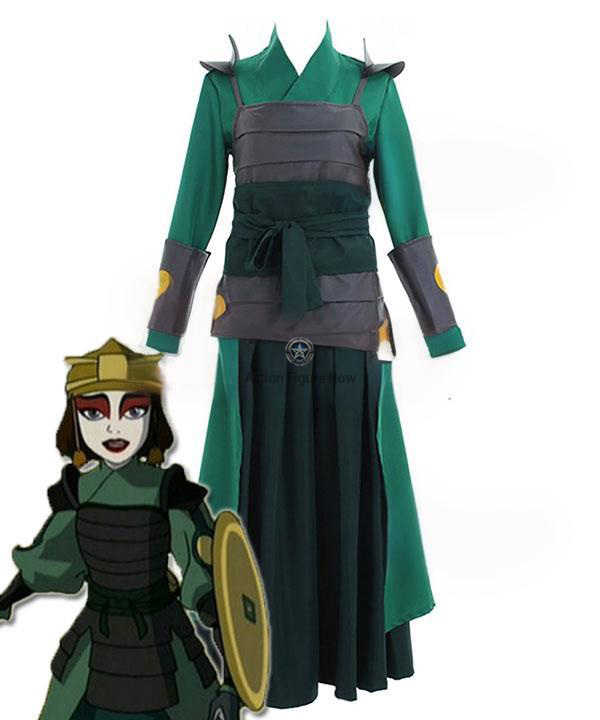 Kyoshi Warriors Suki Cosplay Costume from Avatar: The Last Airbender