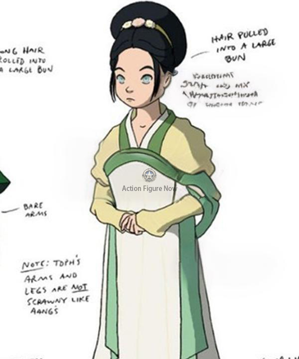 Toph Beifong Green Cosplay Costume from Avatar: The Last Airbender