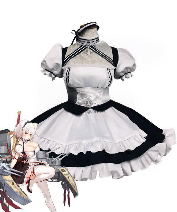 Azur Lane Sirius Maid Cosplay Costume