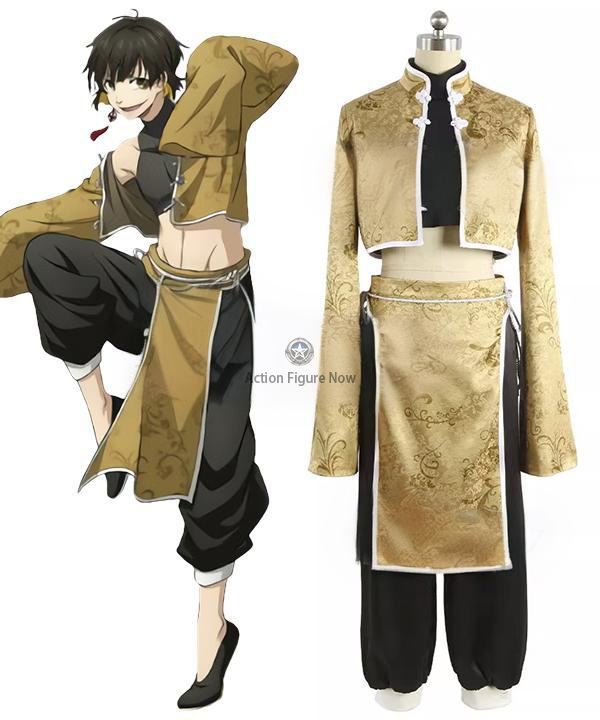 Meguru Bachira Blue Lock China Kung Fu Cosplay Costume