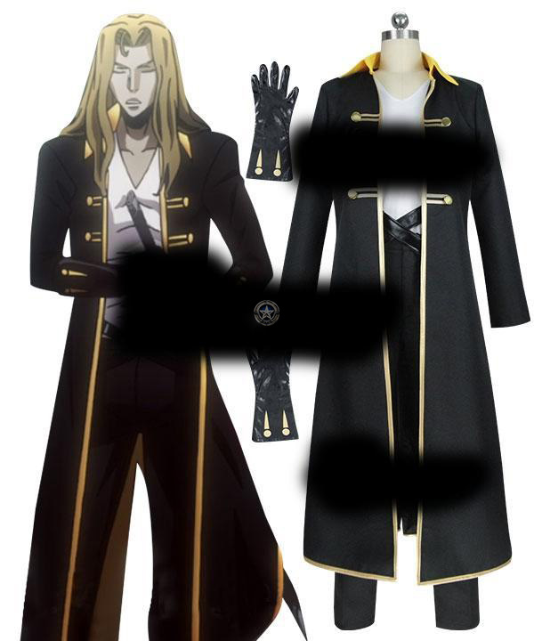 Castlevania Season 2 Anime Alucard Cosplay Costume