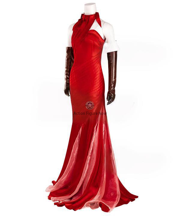 Disney Cruella de Vil Red Dress Cosplay Costume for Halloween