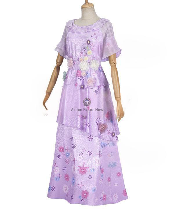 Isabela Madrigal Purple Cosplay Dress from Disney's Encanto