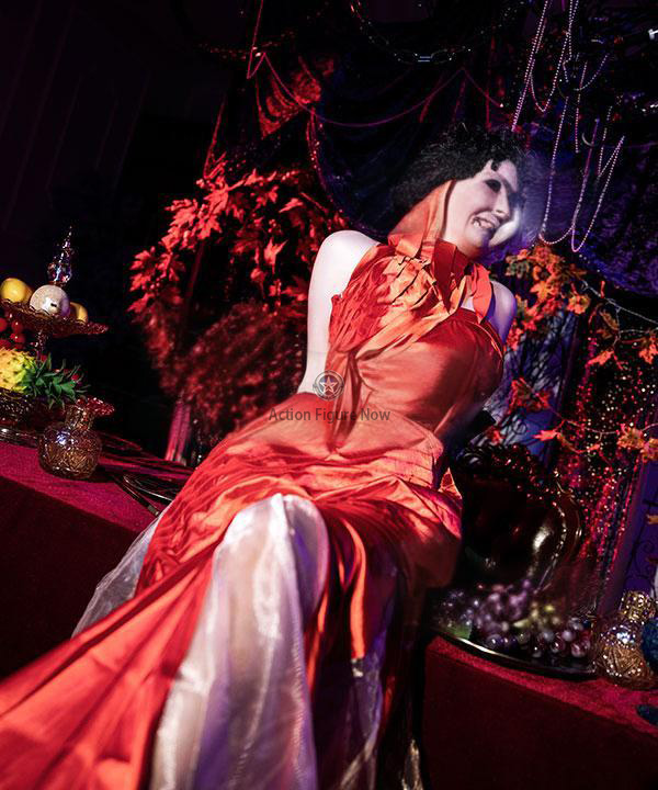 cruella movie red dress Walt