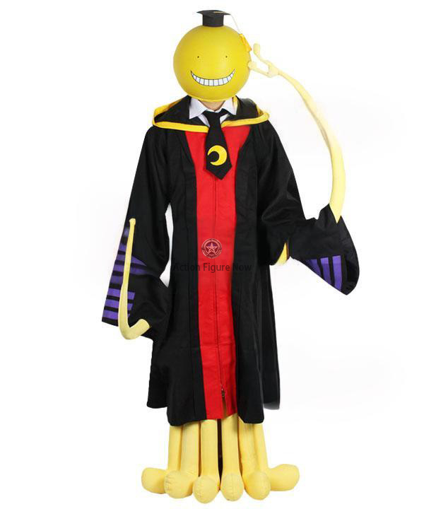 Assassination Classroom Korosensei Cosplay Costume with Cape