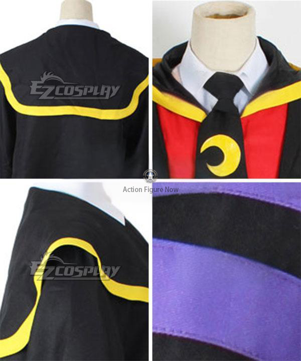 Assassination Classroom Korosensei Cosplay Costume with Cape