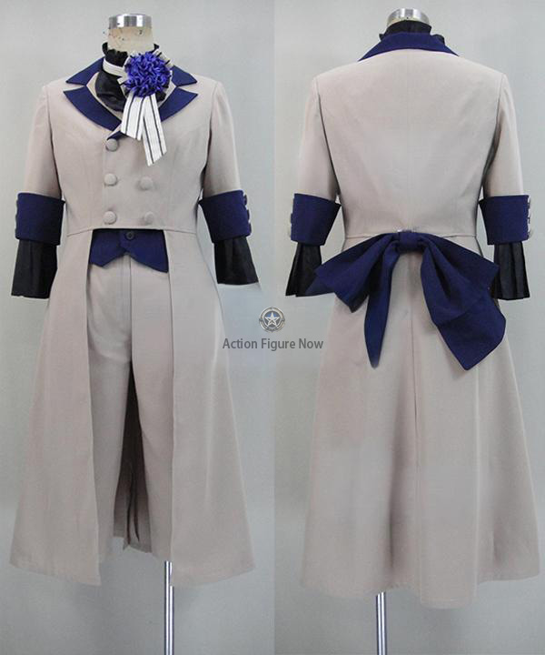 Black Butler Book of Circus Ciel Phantomhive Grey Cosplay Costume