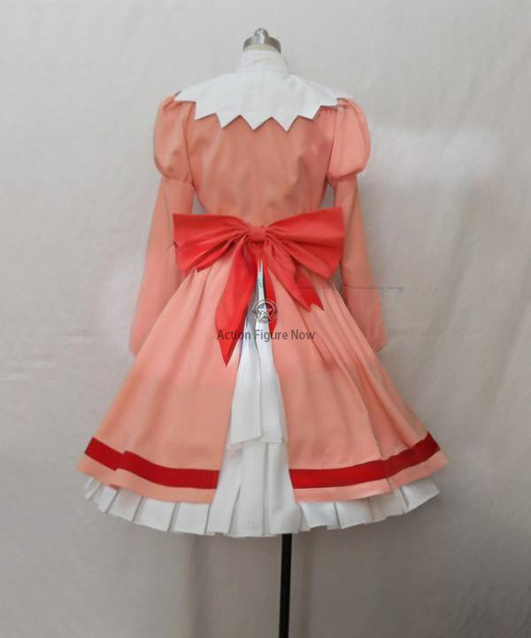 Elizabeth Midford (Liz) Orange Lolita Long Dress Cosplay Costume from Black Butler II Kuroshitsuji