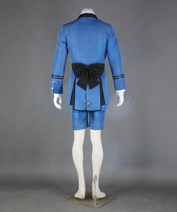 Black Butler Ciel Phantomhive Blue Butler Uniform Cosplay Costume