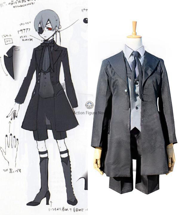 Black Butler Ciel Phantomhive Black Butler Costume Halloween Cosplay