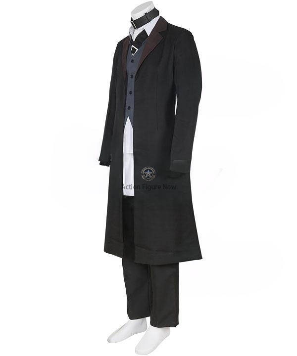 Bungou Stray Dogs Chuuya Nakahara Black Coat Cosplay Costume