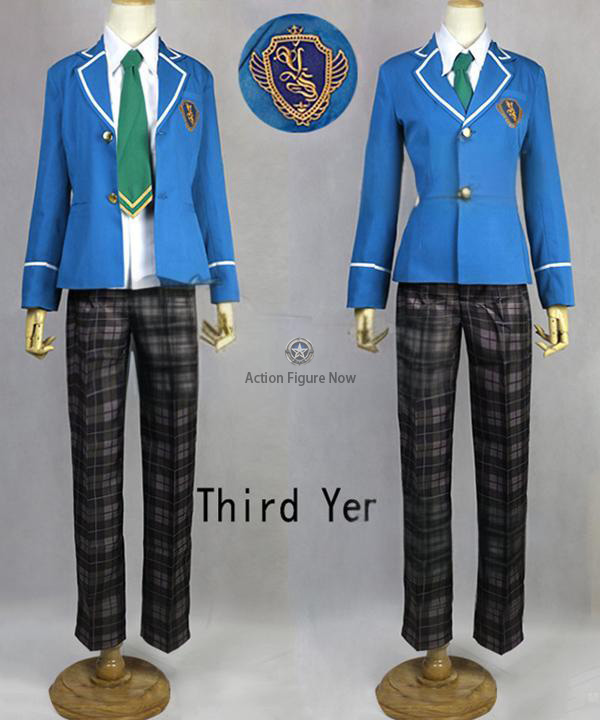 Knights Knights Academy Winter School Uniform Cosplay Costume