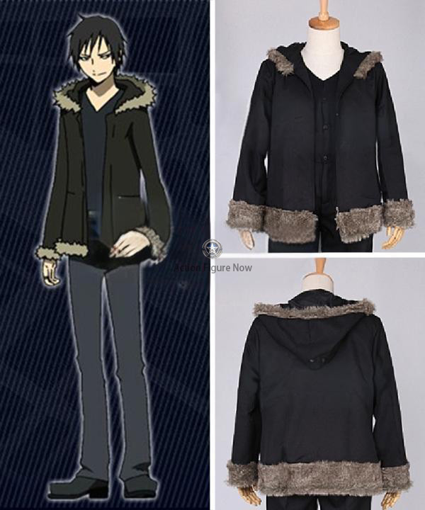 Durarara!! Orihara Izaya Black Cosplay Costume: Coat Included