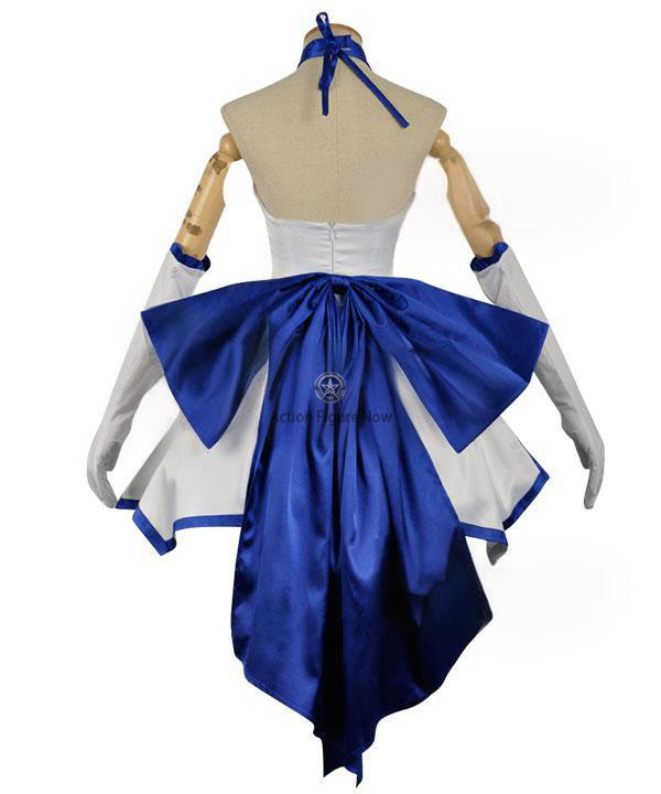 Fate Extella: Saber Nero Claudius Caesar Augustus Germanicus Blue Evening Dress Cosplay Costume