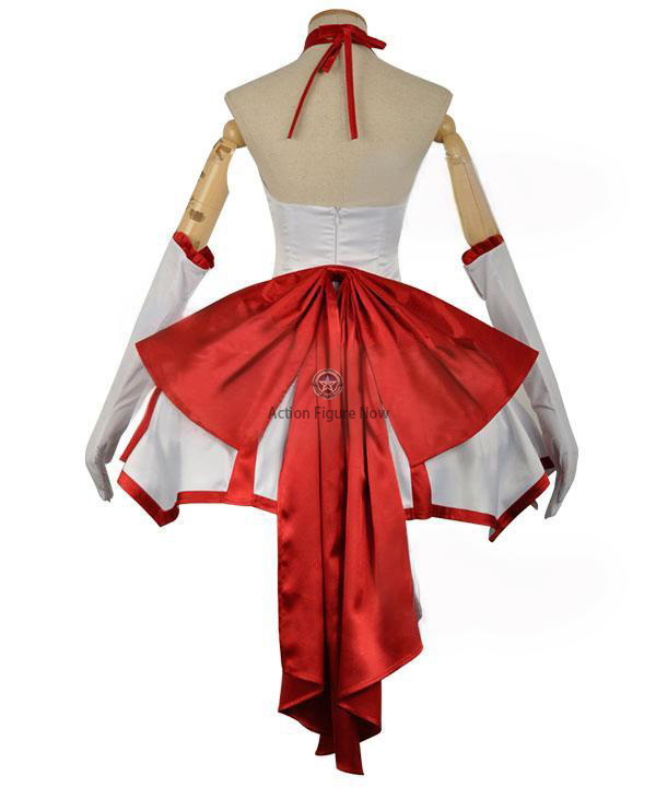 Fate/Extella - Nero Claudius Caesar Augustus Germanicus Red Evening Dress Cosplay Costume