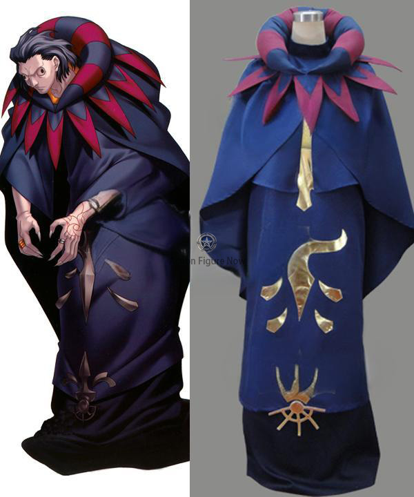 Fate Zero Caster Gilles de Rais Cosplay Halloween Costume Anime Outfit