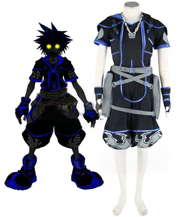 Anti-Sora Cosplay Costume from Kingdom Hearts 2