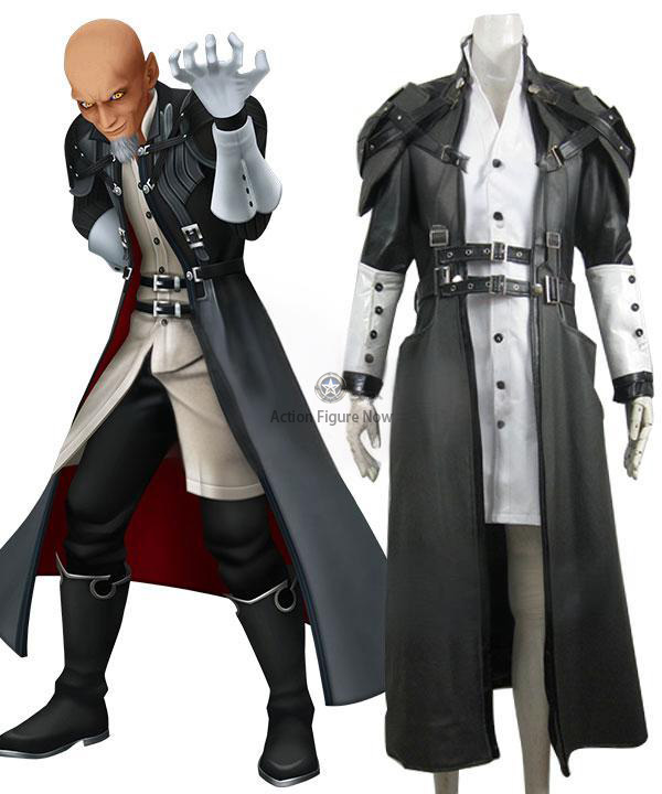 Kingdom Hearts Master Xehanort Cosplay Costume Includes Cloak and Hat