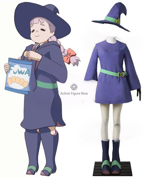 Little Witch Academia Jasminka, Constanze, Amanda Cosplay Costume