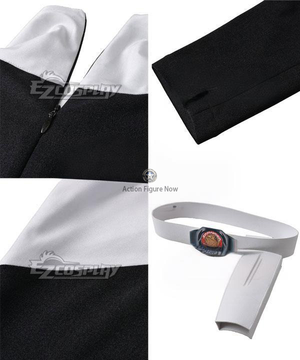 Black Ranger Cosplay Costume - Mighty Morphin Power Rangers, Excludes Boots