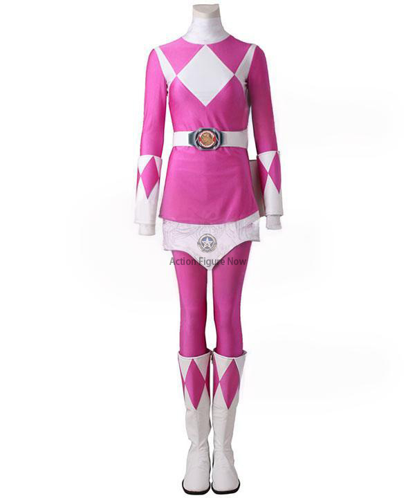 Power Rangers Pink Ranger Costume for Cosplay - No Boots Included