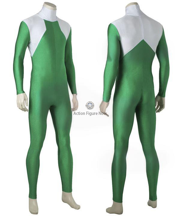 Green Ranger Cosplay Costume - Mighty Morphin Power Rangers Tommy Oliver Outfit (Excluding Boots)