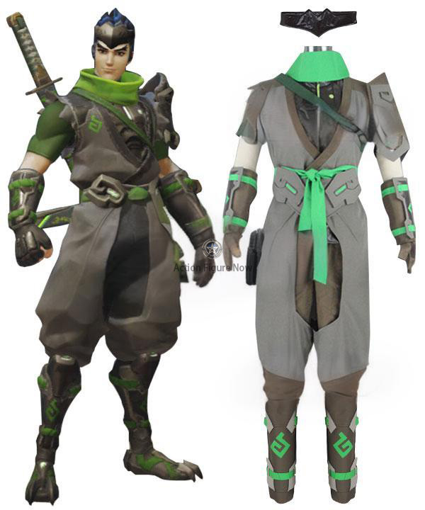 Genji Shimada Sparrow Premium Edition Cosplay Costume from Overwatch