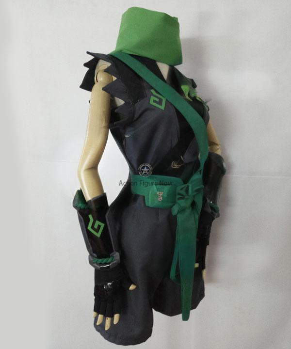 Overwatch Genji Sparrow Female Cosplay Costume