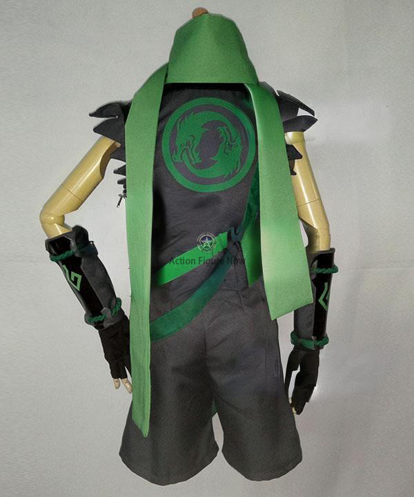 Overwatch Genji Sparrow Female Cosplay Costume