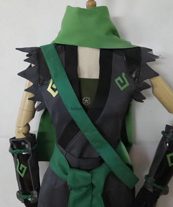 Overwatch Genji Sparrow Female Cosplay Costume